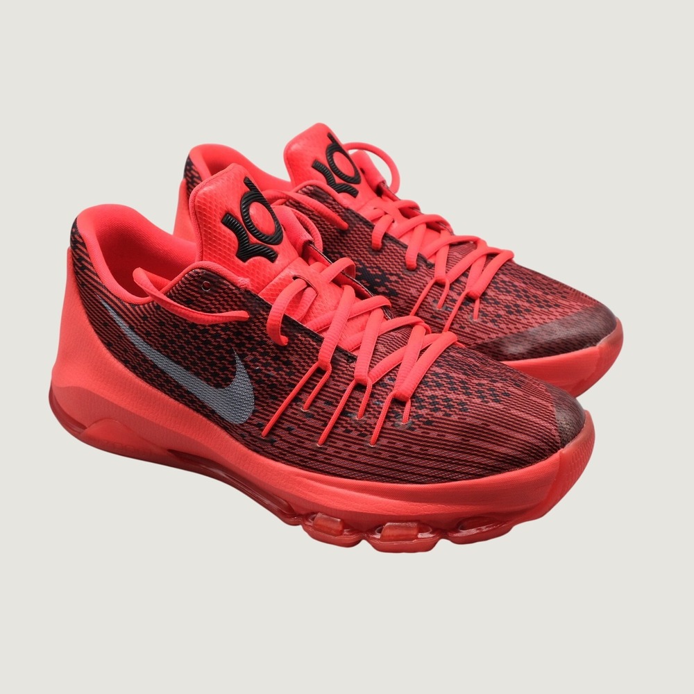 Nike KD 8 V8 Basketball Shoes Mens Size 7Y Bright Crimson Red 749375-610
